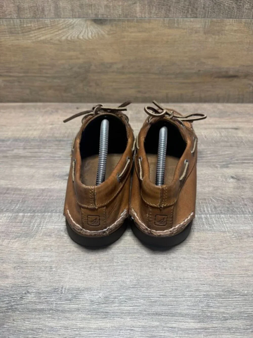 Sperry Authentic Original 2 Eye Brown Leather Boat Shoes Men's Size 11